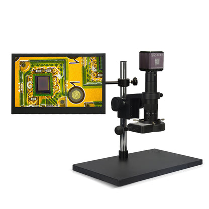 EOC Microscope Low Price HDMI SMT PCB Electronic Repair Industry Electric Video 2K DIGITAL Microscope with 13 Inch Monitor