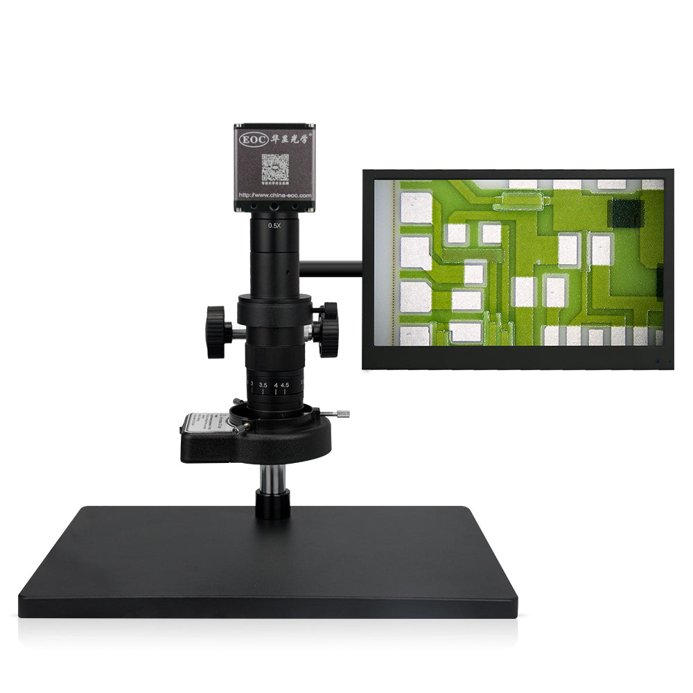 EOC Microscope Low Price HDMI SMT PCB Electronic Repair Industry Electric Video 2K DIGITAL Microscope with 13 Inch Monitor
