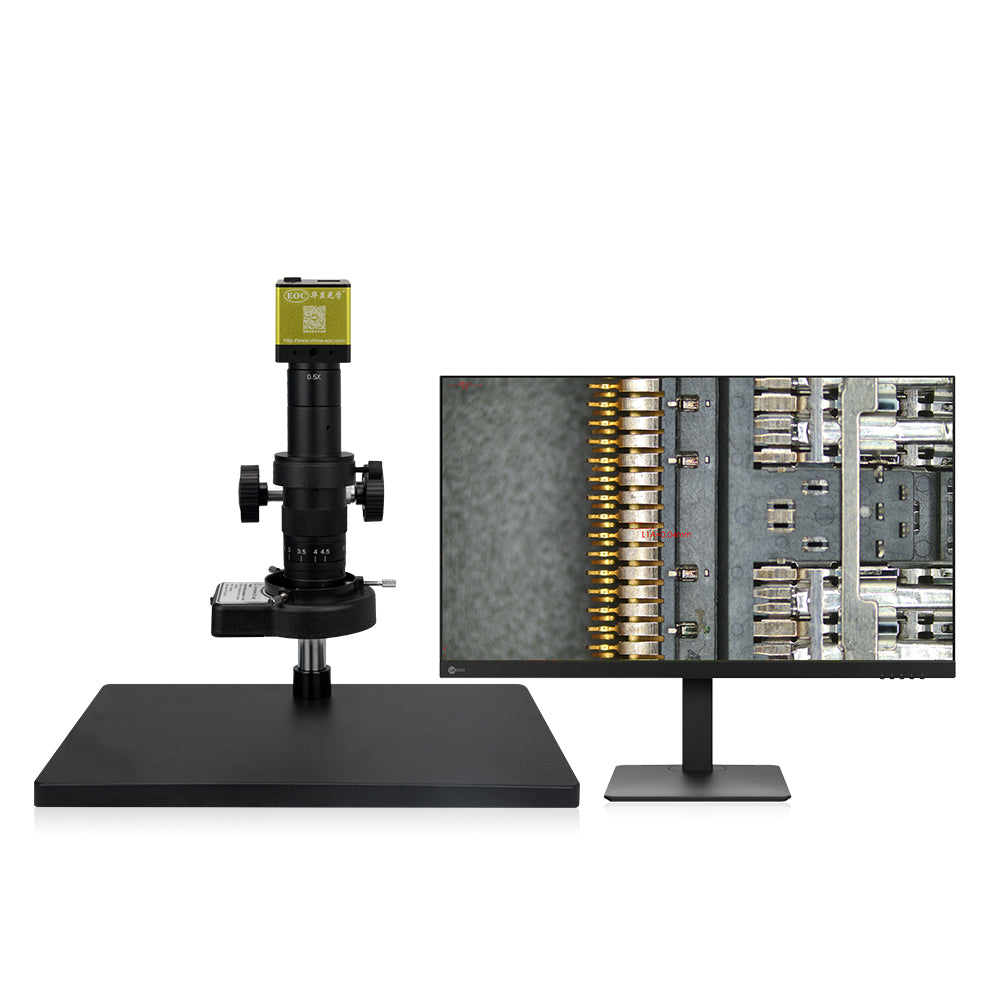 EOC 20-154X 4K 3840*2160 Ultra UHD Industrial Electron Monocular LED Light Source Electronic Digital Microscope