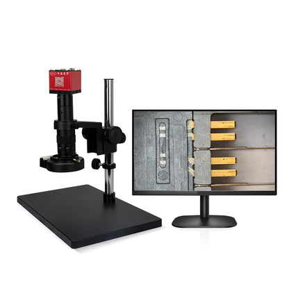 EOC Microscope Monocular Optical Zoom LED 2K LCD Screen Measuring Video Digital Microscope Mobile Repair Camera