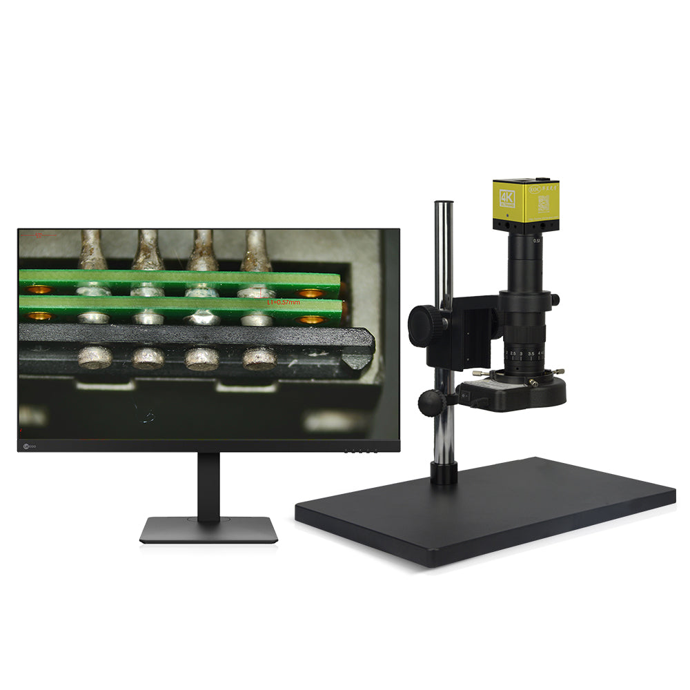 EOC 20-154X 4K 3840*2160 Ultra UHD Industrial Electron Monocular LED Light Source Electronic Digital Microscope