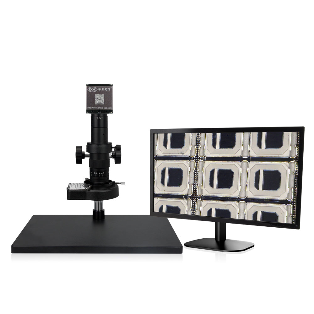 EOC Microscope Low Price HDMI SMT PCB Electronic Repair Industry Electric Video 2K DIGITAL Microscope with 13 Inch Monitor