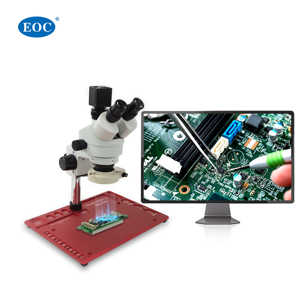 EOC Testing Instrument & Equipment Testing and Analysis Instruments Optical Instruments Microscopes EOC Optical Instruments Stereo Trinocular Digital Electron Microscope for PCB Repair Soldering and Phone Repairing
