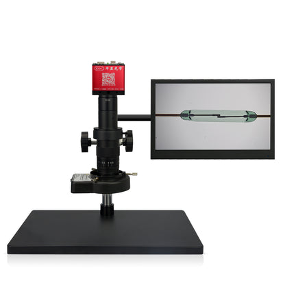 EOC Microscope Monocular Optical Zoom LED 2K LCD Screen Measuring Video Digital Microscope Mobile Repair Camera
