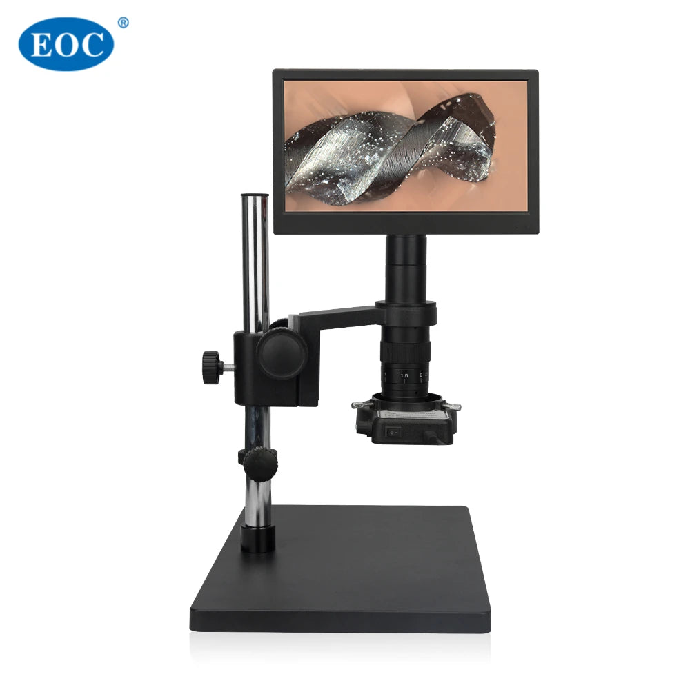 EOC 11" 2K Integrated Monitor Digital Microscope - High-Precision 60FPS Industrial Inspection