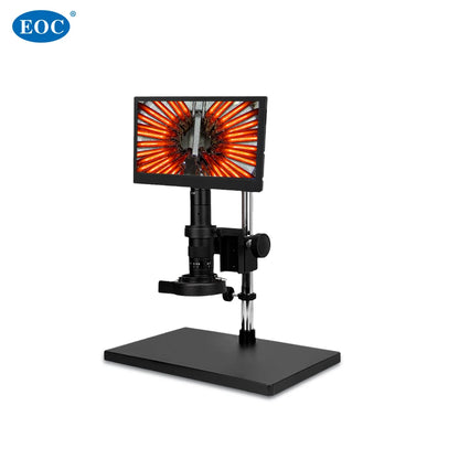 EOC 11" 2K Integrated Monitor Digital Microscope - High-Precision 60FPS Industrial Inspection